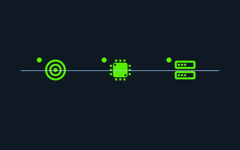 Do: In a horizontal layout, align horizontally based on the center of each Icon when height and width may vary.